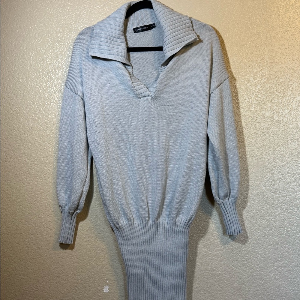 Cozy Light Gray Sweater